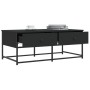 Engineered wood black coffee table 100x51x40 cm by , Coffee table - Ref: Foro24-833970, Price: 62,68 €, Discount: %