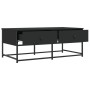 Engineered wood black coffee table 100x51x40 cm by , Coffee table - Ref: Foro24-833970, Price: 62,68 €, Discount: %