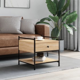 Engineered wood Sonoma oak coffee table 50x50x50 cm by , Coffee table - Ref: Foro24-833966, Price: 46,57 €, Discount: %