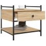 Mesa de centro madera de ingeniería roble Sonoma 50x50x50 cm de , Mesas de centro - Ref: Foro24-833966, Precio: 45,63 €, Desc...