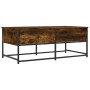 Mesa de centro madera de ingeniería roble ahumado 100x51x40 cm de , Mesas de centro - Ref: Foro24-833972, Precio: 60,85 €, De...