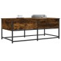 Engineered wood smoked oak coffee table 100x51x40 cm by , Coffee table - Ref: Foro24-833972, Price: 60,85 €, Discount: %