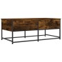 Engineered wood smoked oak coffee table 100x51x40 cm by , Coffee table - Ref: Foro24-833972, Price: 60,85 €, Discount: %