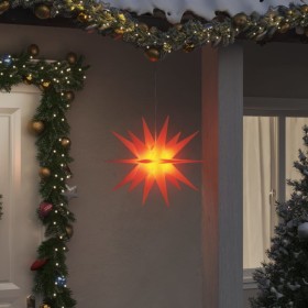 Lámpara estrella Moravia LED plegable 3 unidades rojo 43 cm de , Luces de Navidad - Ref: Foro24-3190438, Precio: 46,99 €, Des...