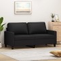 2-seater black synthetic leather sofa, 140 cm by , Sofas - Ref: Foro24-359137, Price: 241,06 €, Discount: %