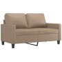 4-piece sofa set with cappuccino synthetic leather cushions by , Sofas - Ref: Foro24-3201407, Price: 736,41 €, Discount: %