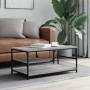 Gray Sonoma plywood coffee table 90x49x40 cm by , Coffee table - Ref: Foro24-835312, Price: 58,82 €, Discount: %