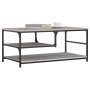 Gray Sonoma plywood coffee table 90x49x40 cm by , Coffee table - Ref: Foro24-835312, Price: 58,82 €, Discount: %