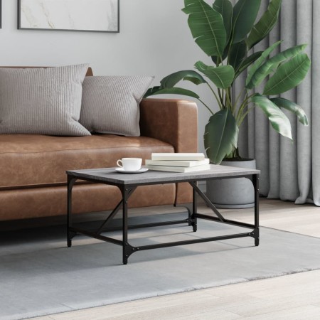 Gray Sonoma plywood coffee table 75x50x35 cm by , Coffee table - Ref: Foro24-835327, Price: 38,19 €, Discount: %