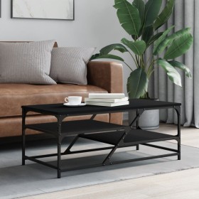 Black plywood coffee table 100x49x40 cm by , Coffee table - Ref: Foro24-835344, Price: 44,18 €, Discount: %