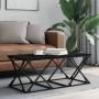 Black plywood coffee table 100x49x40 cm by , Coffee table - Ref: Foro24-835359, Price: 53,52 €, Discount: %