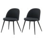 Venture Home Dining chairs 2 pcs Velvet polyester black by , dining chairs - Ref: Foro24-444722, Price: 155,99 €, Discount: %