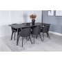 Venture Home Sillas de comedor 2 uds Velvet poliéster negro de , Sillas de comedor - Ref: Foro24-444722, Precio: 155,99 €, De...