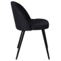 Venture Home Sillas de comedor 2 uds Velvet poliéster negro de , Sillas de comedor - Ref: Foro24-444722, Precio: 155,99 €, De...