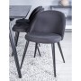 Venture Home Sillas de comedor 2 uds Velvet poliéster negro de , Sillas de comedor - Ref: Foro24-444722, Precio: 155,99 €, De...