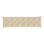 Cojines de banco de jardín 2 uds tela Oxford beige 200x50x7 cm de , Cojines para sillas y sofás - Ref: Foro24-315043, Precio:...