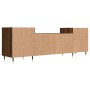 Oak brown plywood TV cabinet 160x35x55 cm by , TV Furniture - Ref: Foro24-831339, Price: 94,45 €, Discount: %