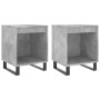 Nightstands 2 pcs concrete gray engineered wood 40x35x50 cm by , Nightstands - Ref: Foro24-830741, Price: 54,99 €, Discount: %