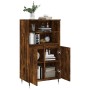 Tall smoked oak plywood sideboard 60x36x110 cm by , Sideboards - Ref: Foro24-831481, Price: 78,80 €, Discount: %