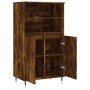 Tall smoked oak plywood sideboard 60x36x110 cm by , Sideboards - Ref: Foro24-831481, Price: 78,80 €, Discount: %