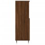 Aparador alto madera contrachapada marrón roble 60x36x110 cm de , Aparadores - Ref: Foro24-831483, Precio: 79,27 €, Descuento: %