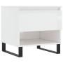 Glossy white engineered wood coffee table 50x46x50 cm by , Coffee table - Ref: Foro24-830928, Price: 43,46 €, Discount: %