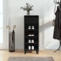 Black plywood shoe cabinet 40x36x105 cm by , Shoe racks and shoe organizers - Ref: Foro24-831469, Price: 46,23 €, Discount: %