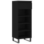 Black plywood shoe cabinet 40x36x105 cm by , Shoe racks and shoe organizers - Ref: Foro24-831469, Price: 46,23 €, Discount: %