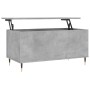 Concrete gray plywood coffee table 90x44.5x45 cm by , Coffee table - Ref: Foro24-830968, Price: 64,99 €, Discount: %