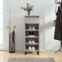 Sonoma gray plywood shoe cabinet 40x36x105 cm by , Shoe racks and shoe organizers - Ref: Foro24-831474, Price: 46,23 €, Disco...