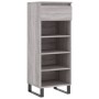 Sonoma gray plywood shoe cabinet 40x36x105 cm by , Shoe racks and shoe organizers - Ref: Foro24-831474, Price: 46,23 €, Disco...