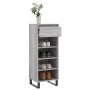 Sonoma gray plywood shoe cabinet 40x36x105 cm by , Shoe racks and shoe organizers - Ref: Foro24-831474, Price: 46,23 €, Disco...