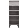 Sonoma gray plywood shoe cabinet 40x36x105 cm by , Shoe racks and shoe organizers - Ref: Foro24-831474, Price: 46,23 €, Disco...