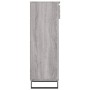 Sonoma gray plywood shoe cabinet 40x36x105 cm by , Shoe racks and shoe organizers - Ref: Foro24-831474, Price: 46,23 €, Disco...