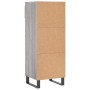 Sonoma gray plywood shoe cabinet 40x36x105 cm by , Shoe racks and shoe organizers - Ref: Foro24-831474, Price: 46,23 €, Disco...