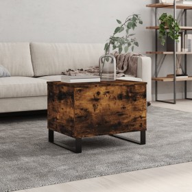 Mesa de centro madera contrachapada roble ahumado 60x44,5x45 cm de , Mesas de centro - Ref: Foro24-830961, Precio: 66,99 €, D...