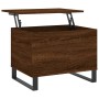 Mesa de centro madera contrachapada roble marrón 60x44,5x45 cm de , Mesas de centro - Ref: Foro24-830963, Precio: 51,07 €, De...