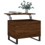 Mesa de centro madera contrachapada roble marrón 60x44,5x45 cm de , Mesas de centro - Ref: Foro24-830963, Precio: 51,07 €, De...