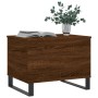 Mesa de centro madera contrachapada roble marrón 60x44,5x45 cm de , Mesas de centro - Ref: Foro24-830963, Precio: 51,07 €, De...