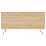 Mesa de centro madera contrachapada roble Sonoma 90x44,5x45 cm de , Mesas de centro - Ref: Foro24-830975, Precio: 56,91 €, De...