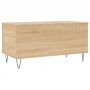 Mesa de centro madera contrachapada roble Sonoma 90x44,5x45 cm de , Mesas de centro - Ref: Foro24-830975, Precio: 56,91 €, De...