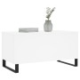 Mesa de centro madera contrachapada blanco 90x44,5x45 cm de , Mesas de centro - Ref: Foro24-830980, Precio: 69,99 €, Descuent...