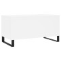 Mesa de centro madera contrachapada blanco 90x44,5x45 cm de , Mesas de centro - Ref: Foro24-830980, Precio: 69,99 €, Descuent...