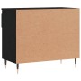 Black plywood shoe cabinet 70x36x60 cm by , Shoe racks and shoe organizers - Ref: Foro24-831429, Price: 47,04 €, Discount: %