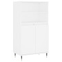 Tall white plywood sideboard 60x36x110 cm by , Sideboards - Ref: Foro24-831476, Price: 77,99 €, Discount: %