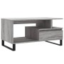 Sonoma gray plywood coffee table 90x49x45 cm by , Coffee table - Ref: Foro24-831034, Price: 65,22 €, Discount: %