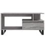 Sonoma gray plywood coffee table 90x49x45 cm by , Coffee table - Ref: Foro24-831034, Price: 65,22 €, Discount: %