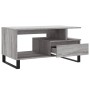 Sonoma gray plywood coffee table 90x49x45 cm by , Coffee table - Ref: Foro24-831034, Price: 65,22 €, Discount: %