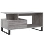 Sonoma gray plywood coffee table 90x49x45 cm by , Coffee table - Ref: Foro24-831034, Price: 65,22 €, Discount: %