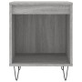 Mesita de noche 2 uds madera ingeniería gris Sonoma 40x35x50 cm de , Mesitas de noche - Ref: Foro24-830729, Precio: 51,73 €, ...